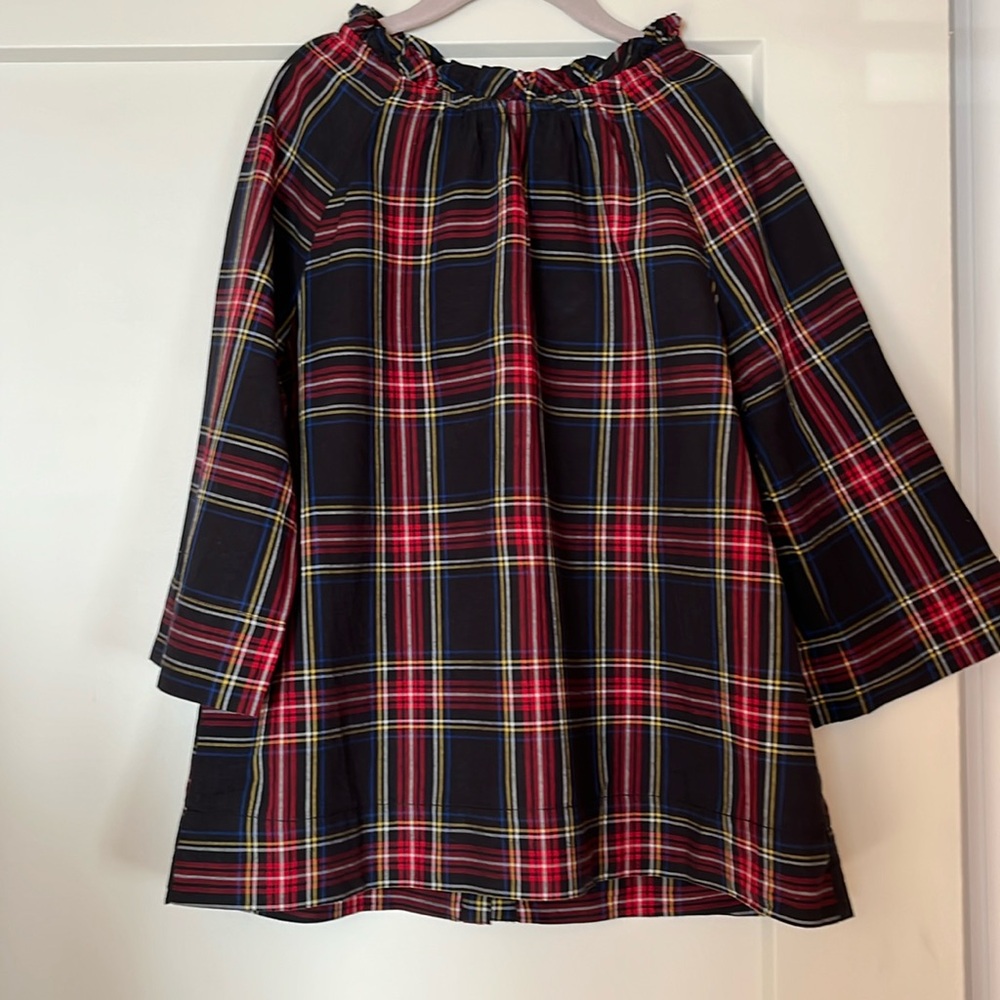 Crewcuts Black Plaid Blouse